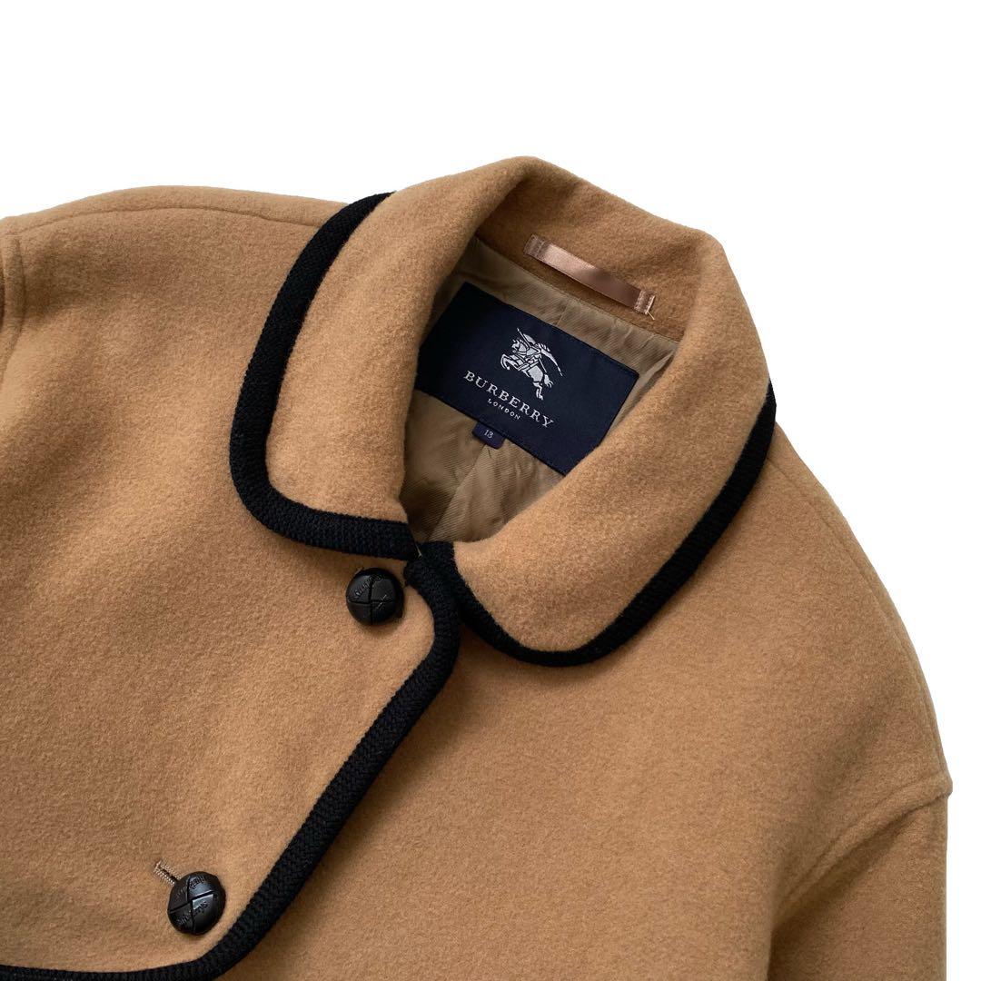 バーバリー ロンドン カシミヤ混 ウール ジャケット ノバチェック 13 大きい