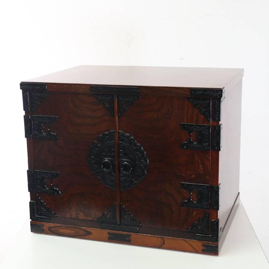 岩谷堂箪笥 テレビ台 ローボード AVボード 伝統工芸品 南部鉄器金具