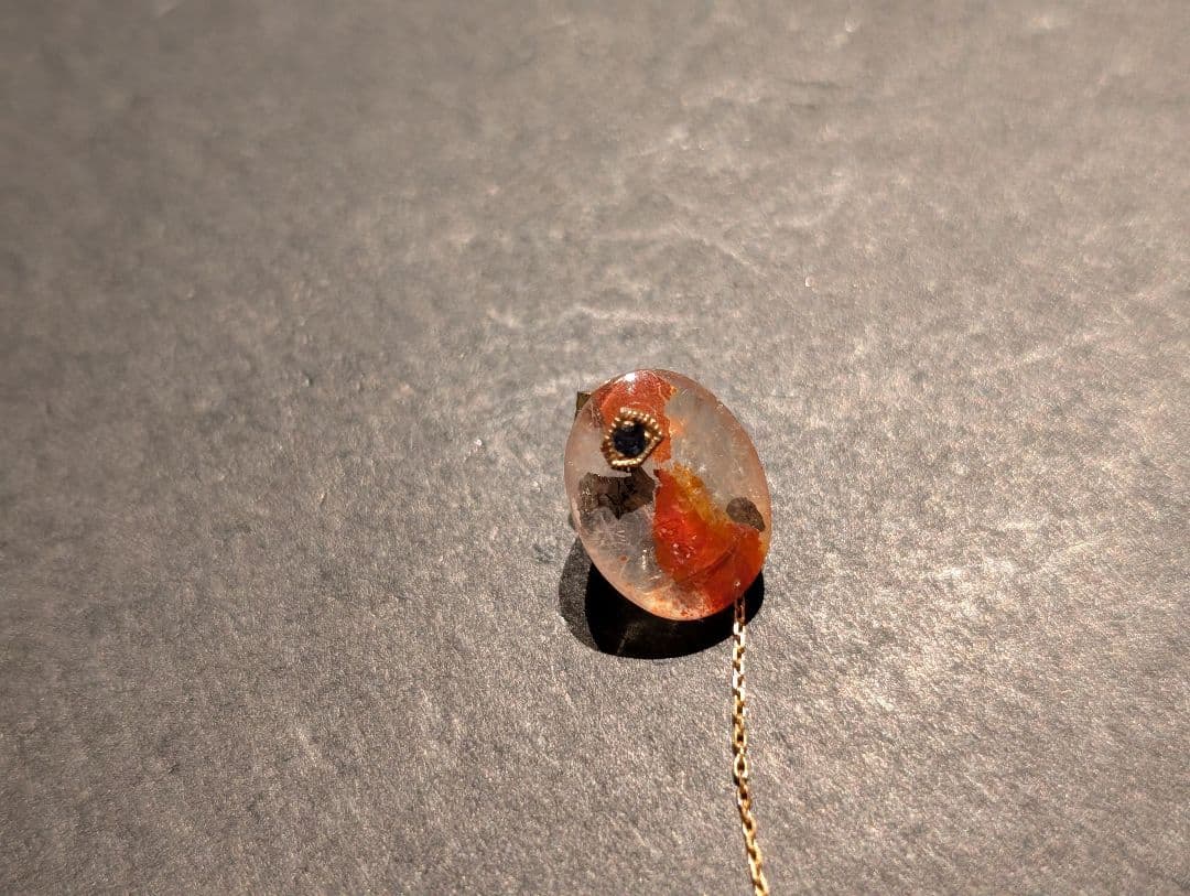 MONAKA Jewellery　モナカ　フラットピアス　錦鯉