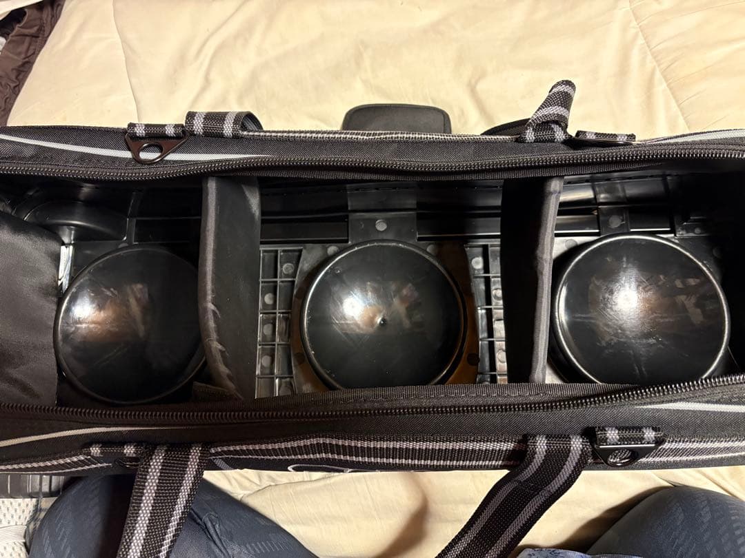 【超美品】STORM3ボールキャリーケース＆ラウンドワンシングルボールケース