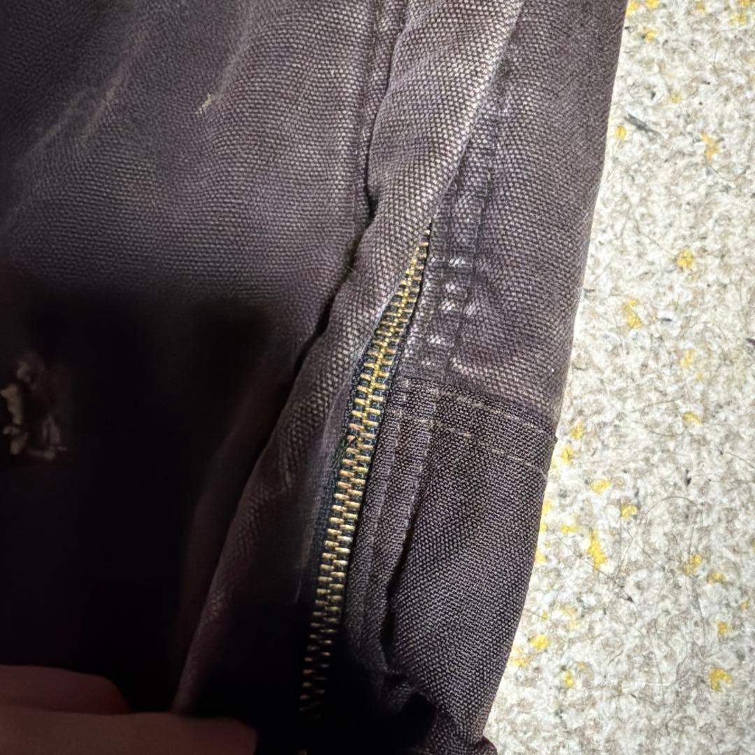 carhartt ダブルニー　裏地キルティング　ダークブラウン　36×34