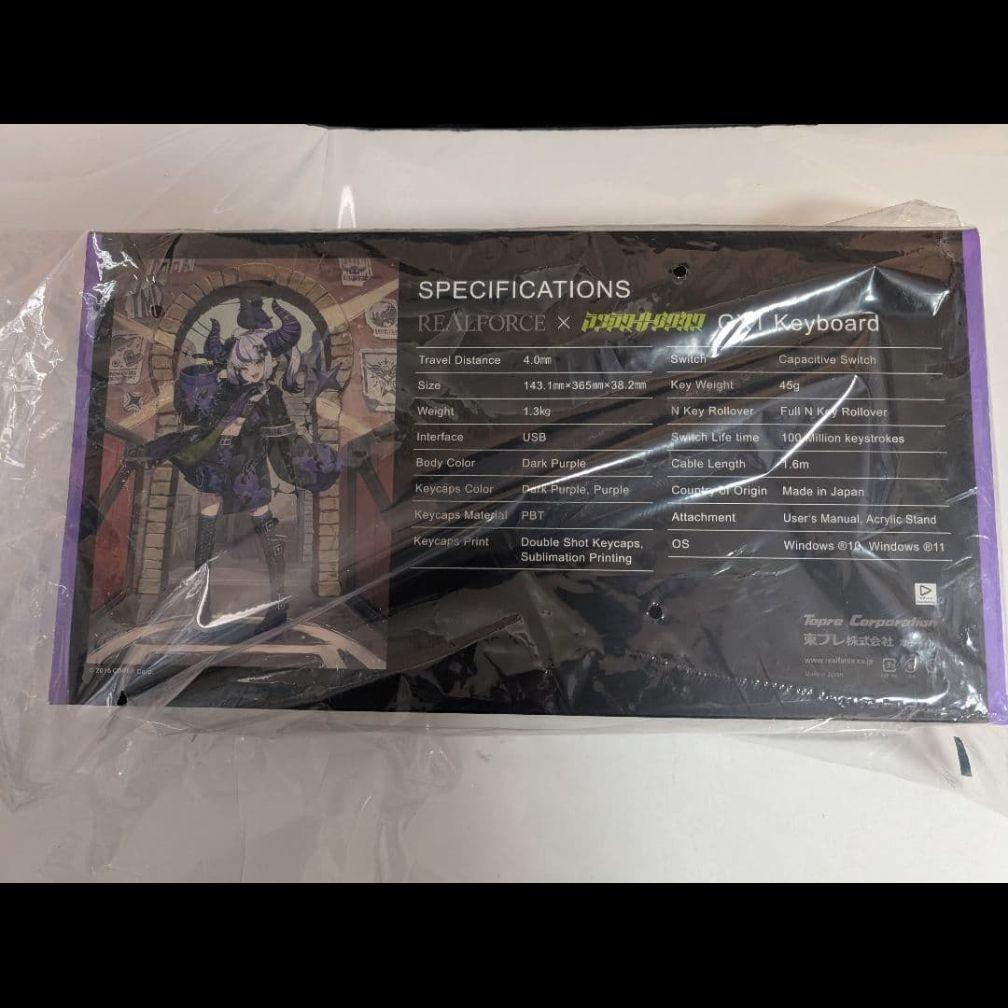 東プレ GX1 Keyboard ラプラス・ダークネス モデル 日本語配列