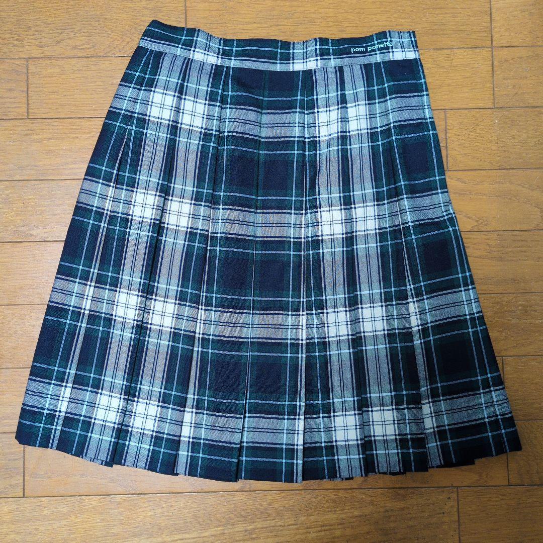 pom ponetteスカート、ネクタイと組曲ジャケットセット中学受験面接卒業式