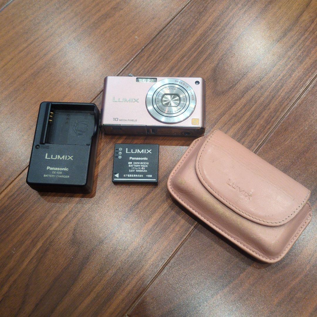 LUMIX DMC-FX35 ピンク バッテリー・充電器・ケース付き