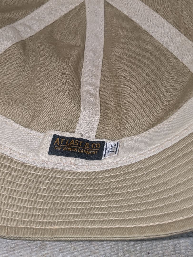 アットラスト ATLAST&CO バケットハット ベージュ 7 1/2