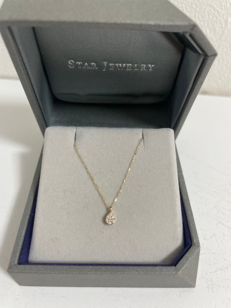 m K10 ダイヤモンドネックレス DIAMOND SKINNY