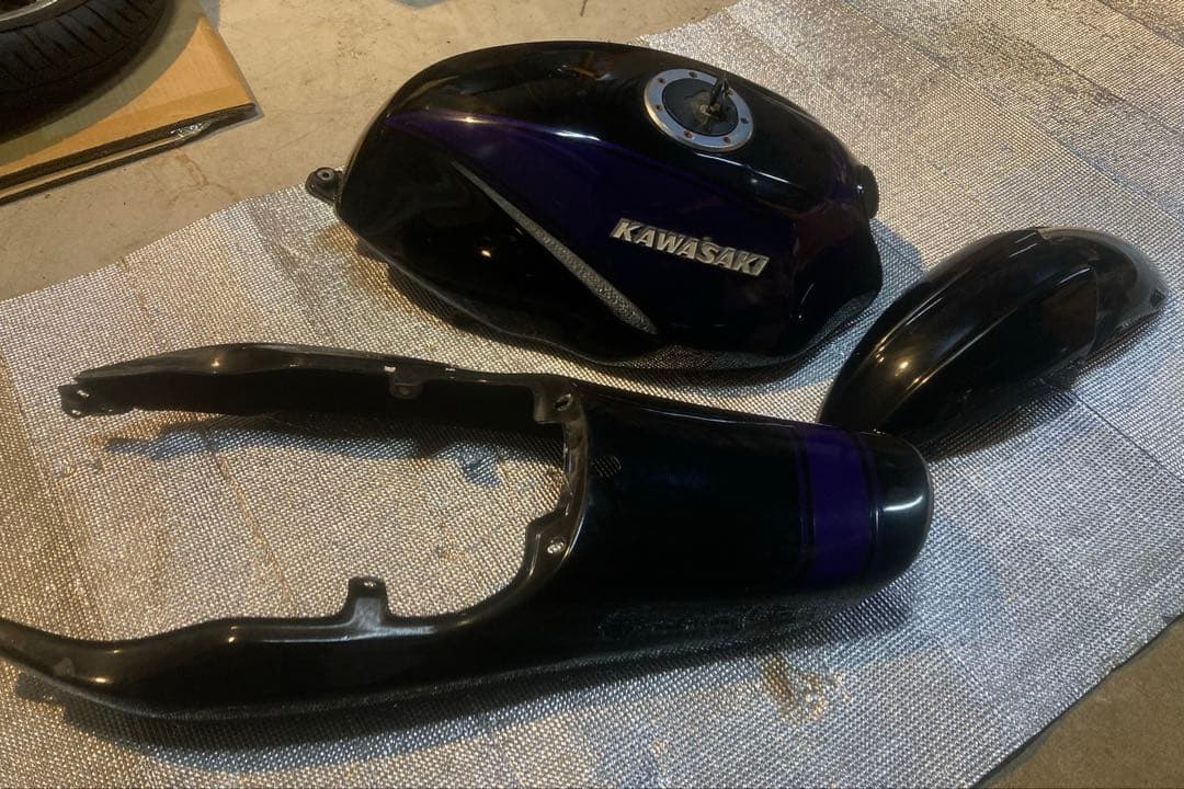 バリオス1型　外装セット　火の玉紫