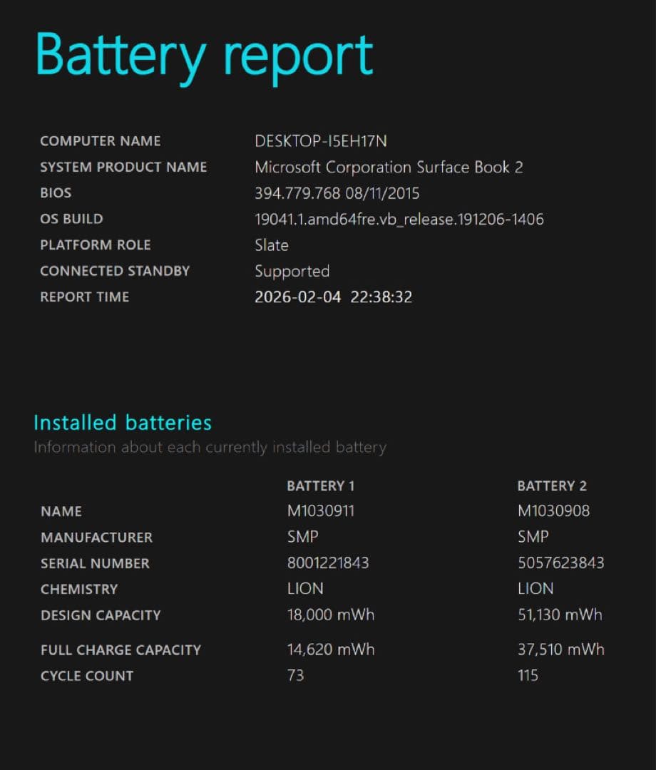 【美品・使用頻度少】⭐︎Surface Book 2本体⭐︎