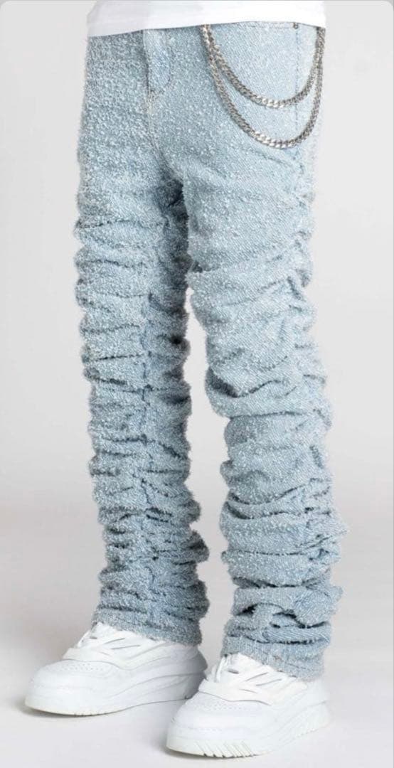 GUAPI ライトブルーデニムパンツ