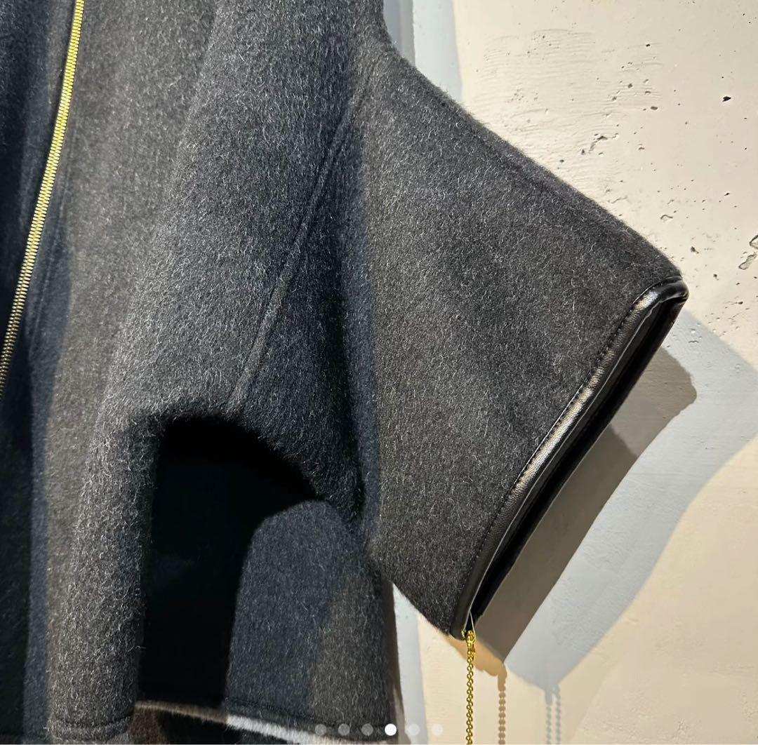 RISLEY ウールポンチョ・ケープコート　未使用