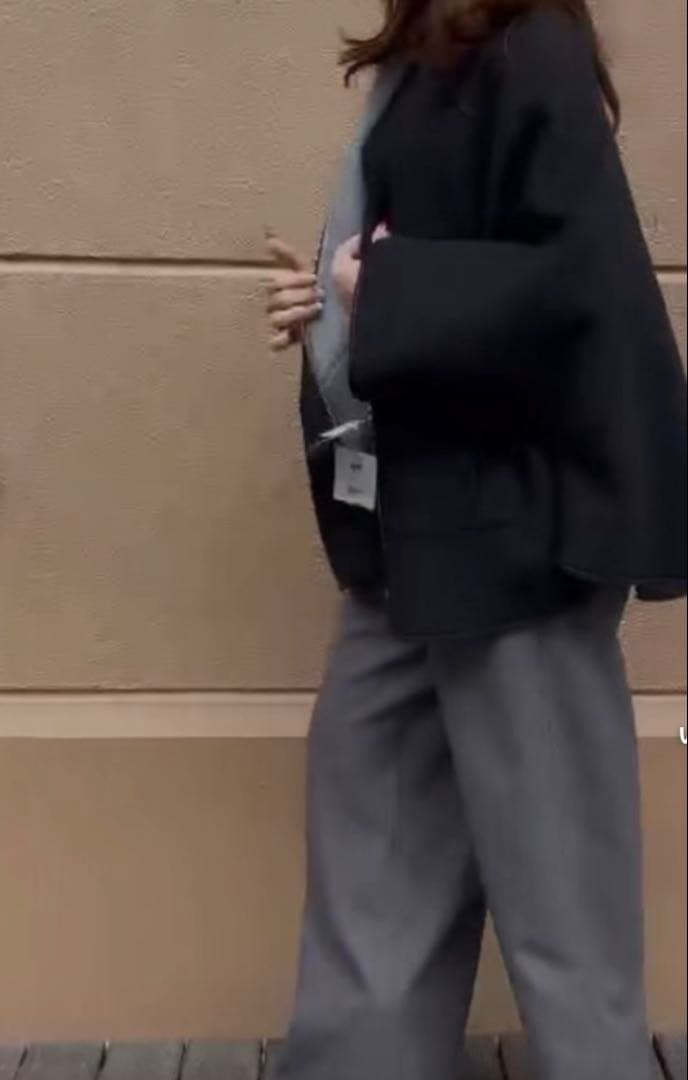 RISLEY ウールポンチョ・ケープコート　未使用