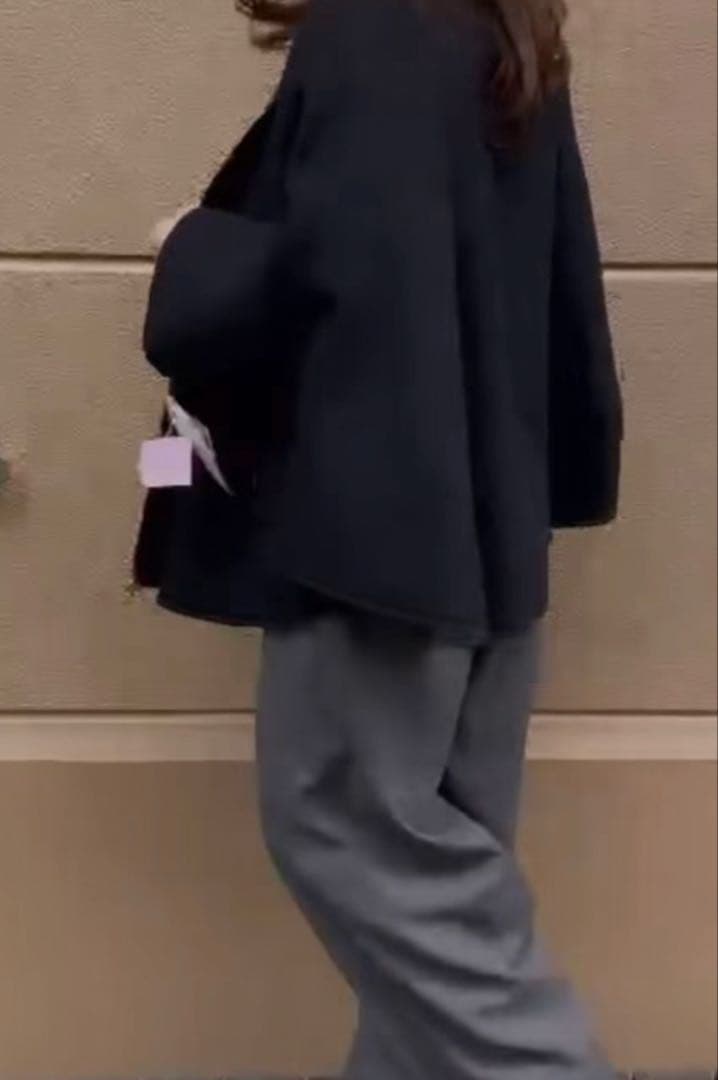 RISLEY ウールポンチョ・ケープコート　未使用