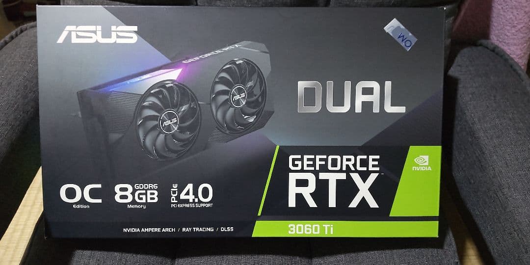 グラフィックボード・グラボ・ビデオカード asus RTX3060ti DUAL