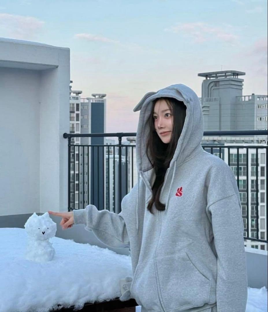 YEGG WING HOODIE GREY / グレイ