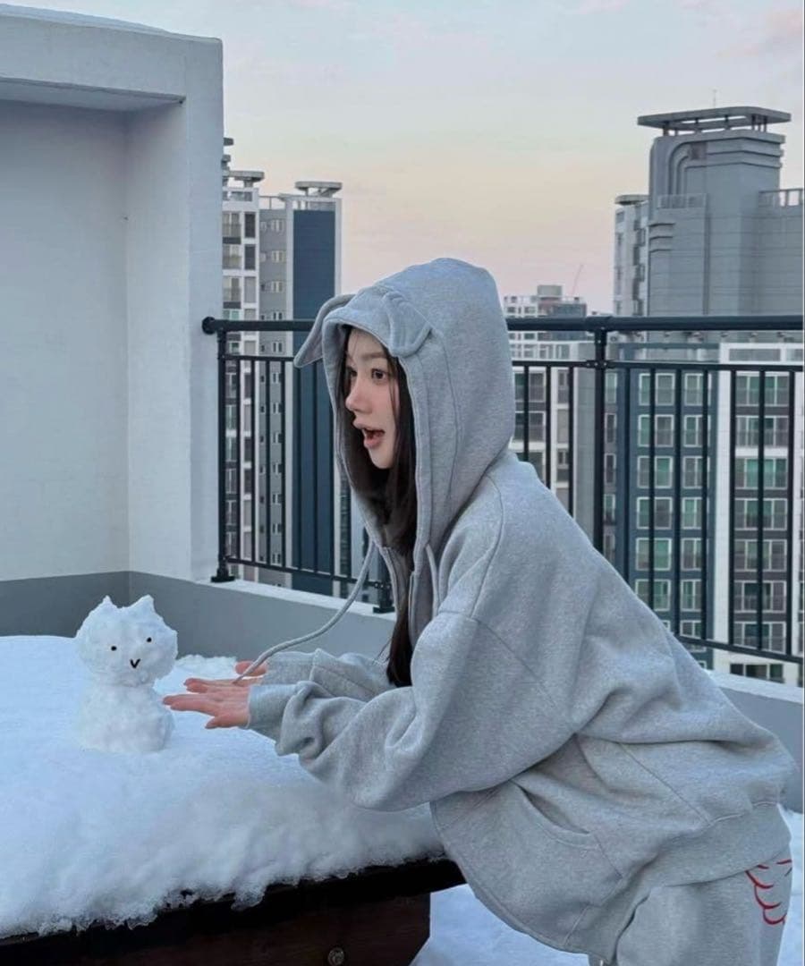 YEGG WING HOODIE GREY / グレイ