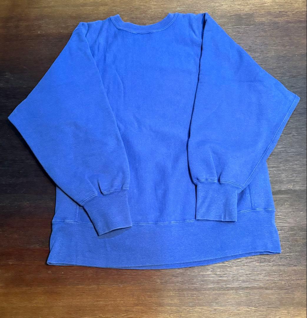 80s 後期チャンピオン リバースウィーブ ブルー L