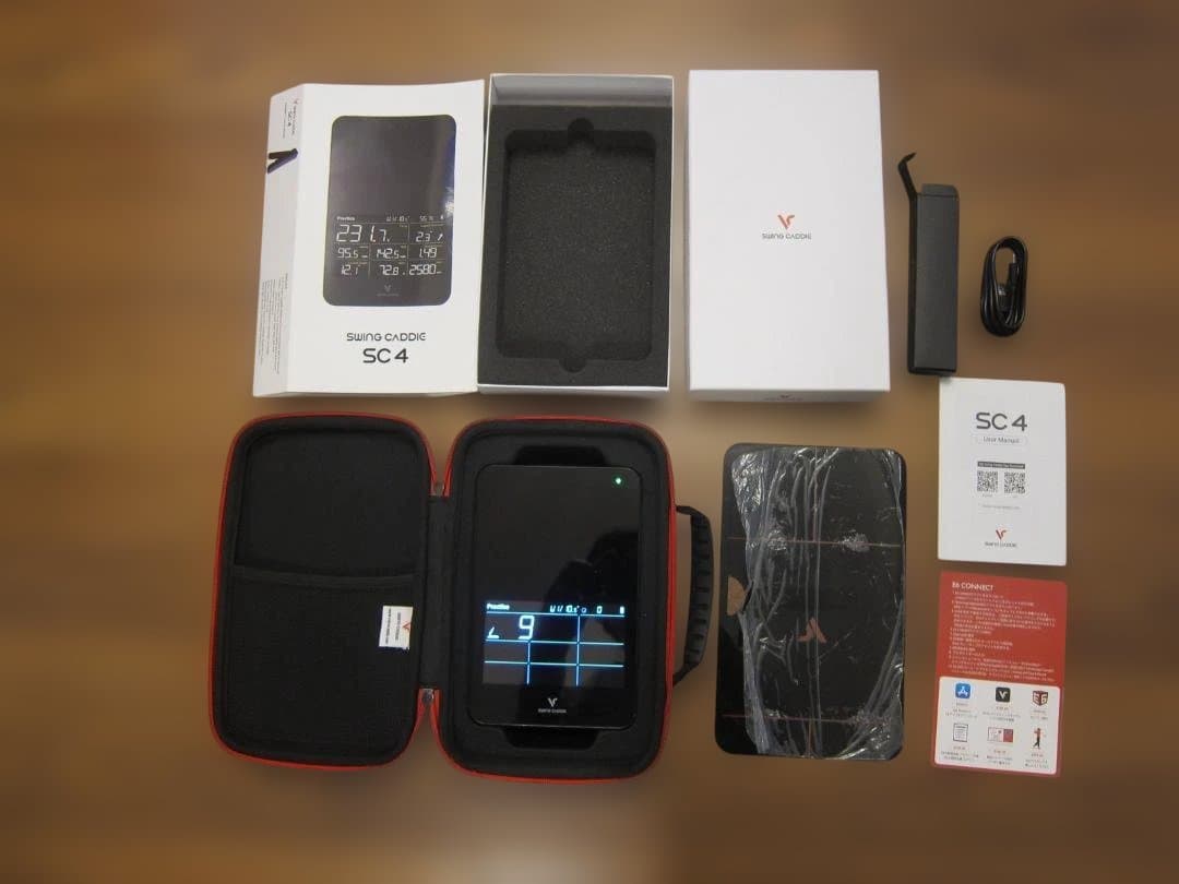 【新品未使用リモコン付】スイングキャディ SC4 収納ポーチ付