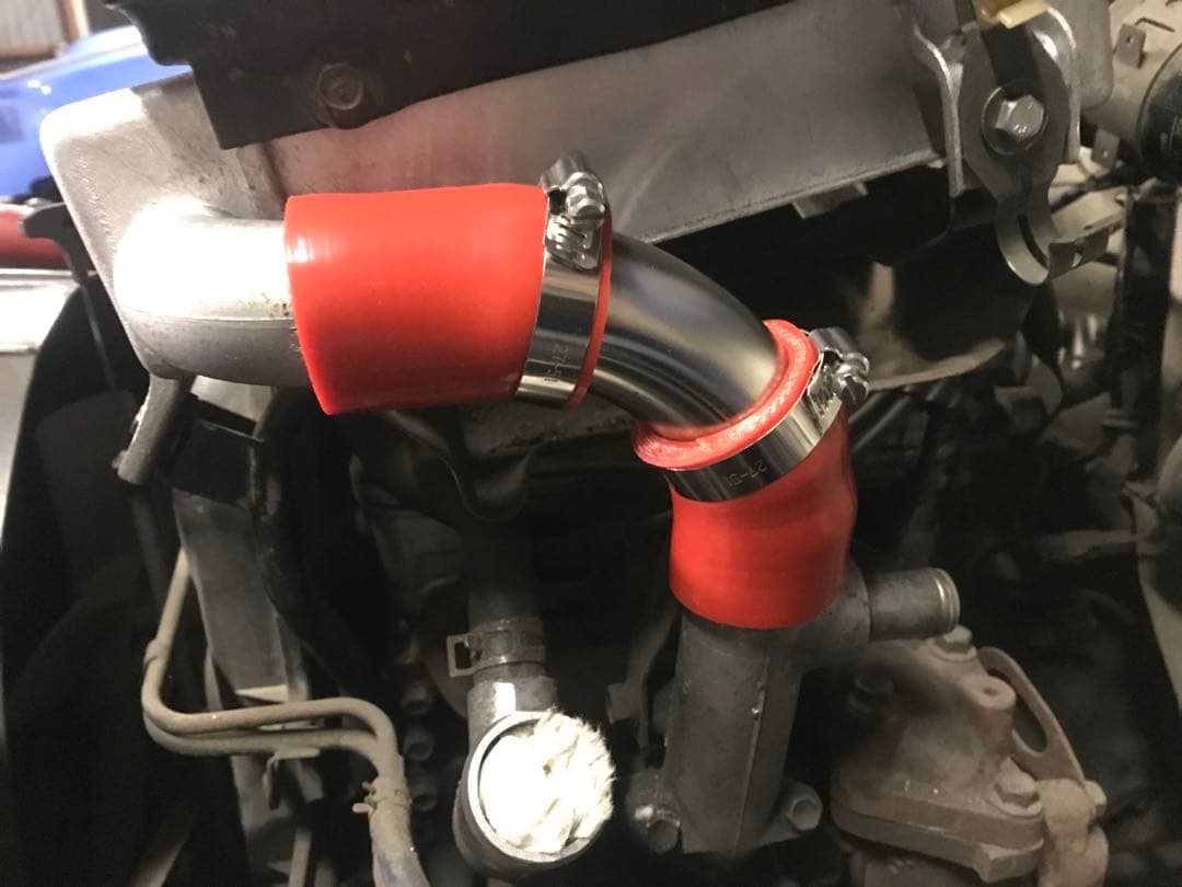 【希少カラー】ジムニーJA11 ターボパイプ ホース2点set Ver.赤