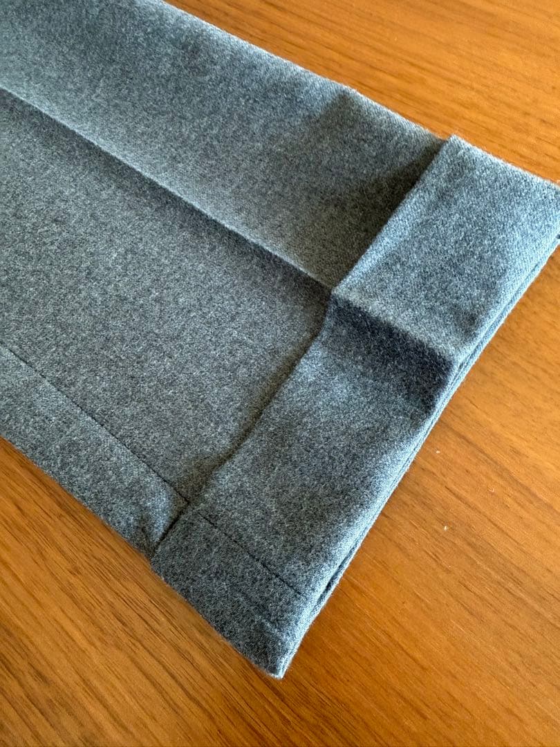 インコテックス スリムフィット ウールサキソニー ライトグレー サイズ48