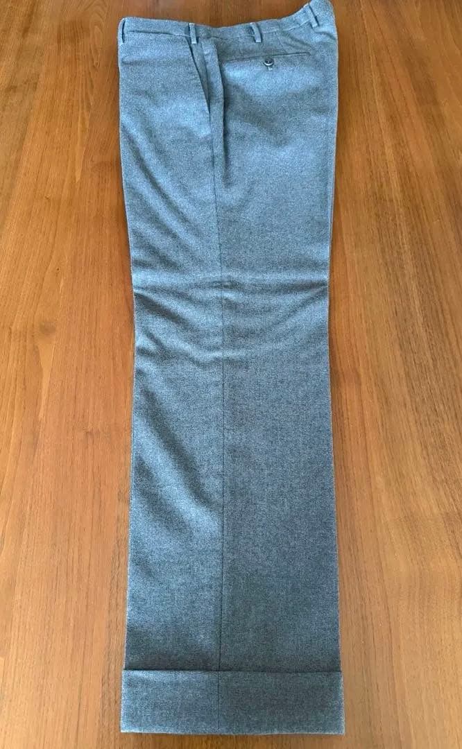 インコテックス スリムフィット ウールサキソニー ライトグレー サイズ48