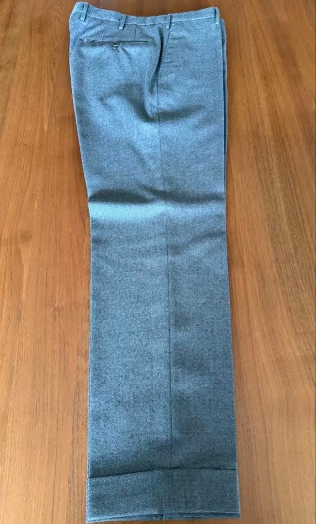 インコテックス スリムフィット ウールサキソニー ライトグレー サイズ48