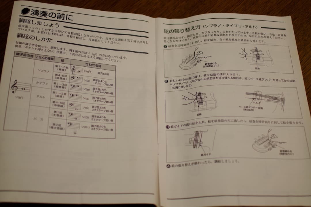 電気大正琴　SUZUKI「こはくアルト」（セミハードケース付）