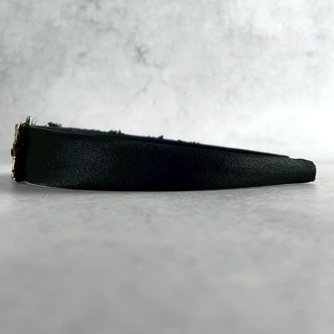 希少★ドルチェ＆ガッバーナ レース 星 カチューシャ ブラック レディース