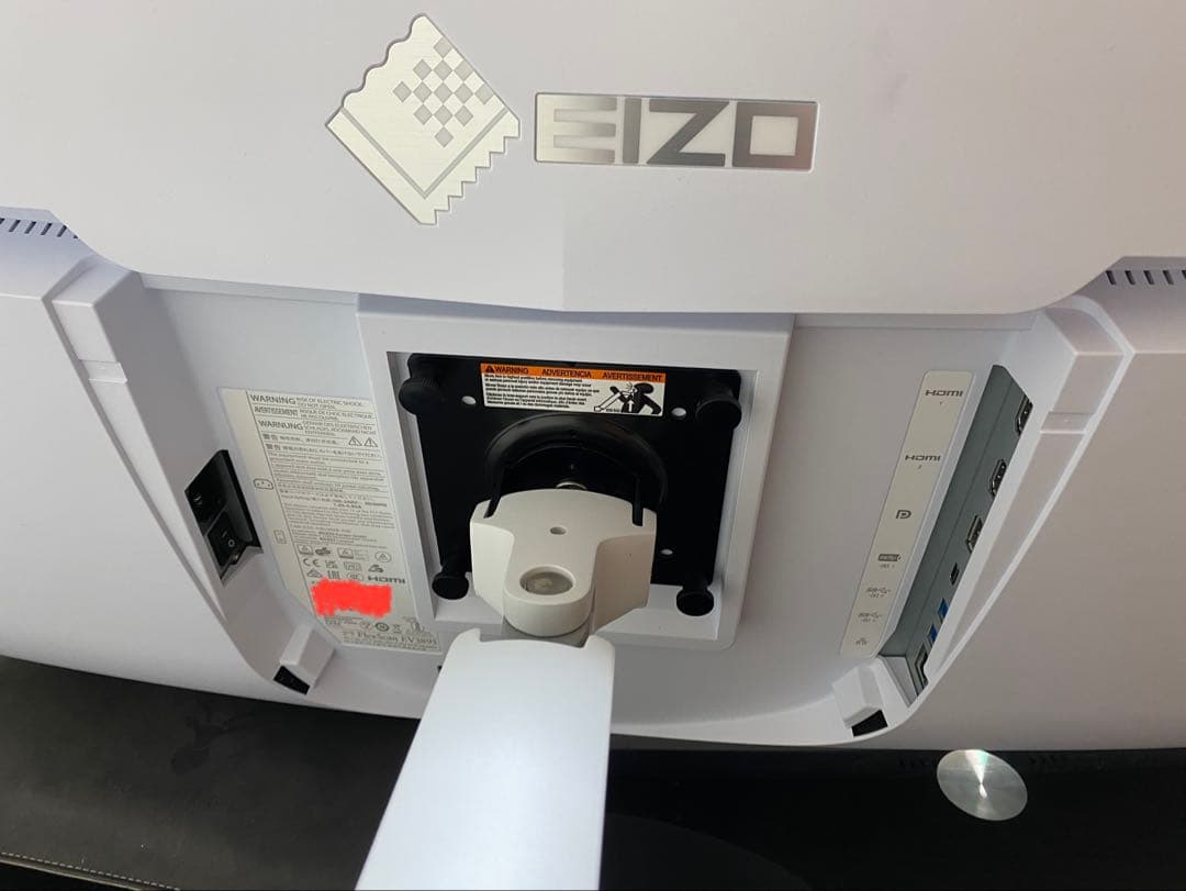 【極美品/保証有】EIZO 湾曲大型モニター 白EV3895-WT 定価20万超