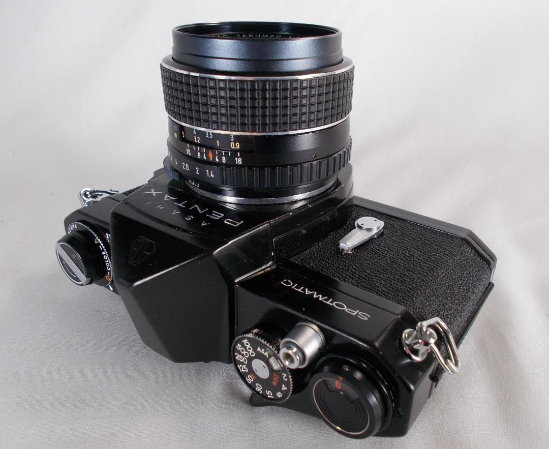 フィルムカメラ 整備済　Pentax SP　+ レンズ f/1.4　T283