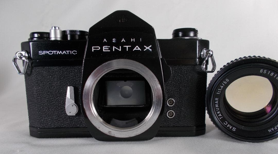 フィルムカメラ 整備済　Pentax SP　+ レンズ f/1.4　T283