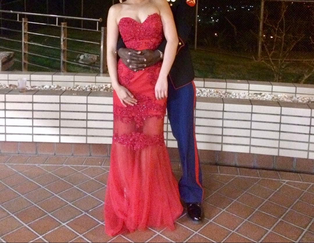 Eau Sovage 刺繍 チュール ロング キャバドレス マーメイドドレス