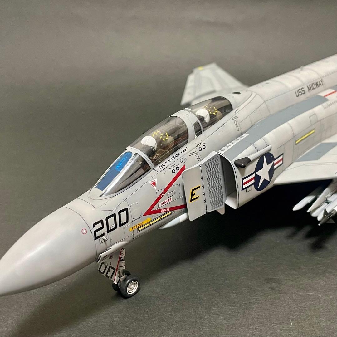 【完成品】 ハセガワ 1/48 F-4S ファントム VF-151