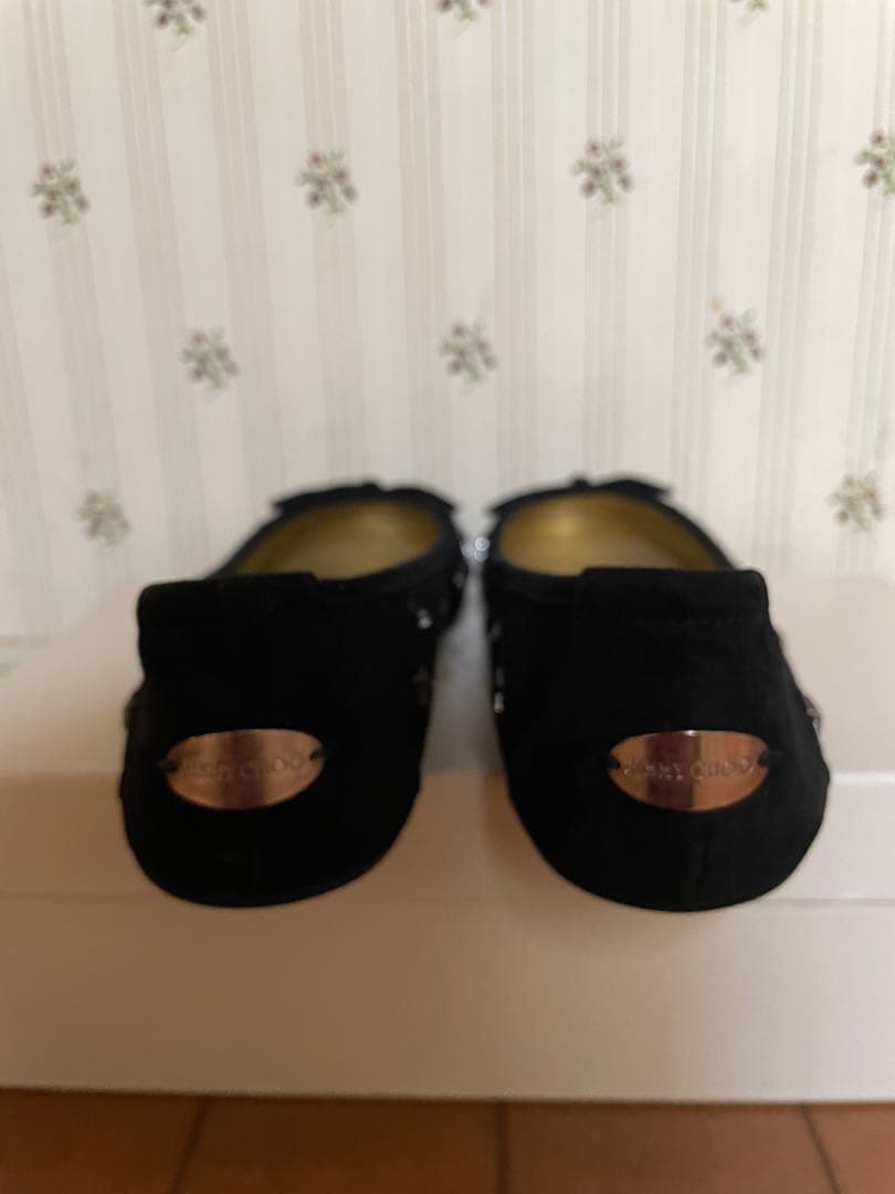 JIMMY CHOO スタースタッズ フラットシューズ