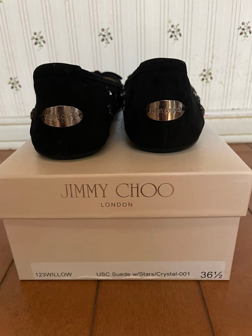 JIMMY CHOO スタースタッズ フラットシューズ