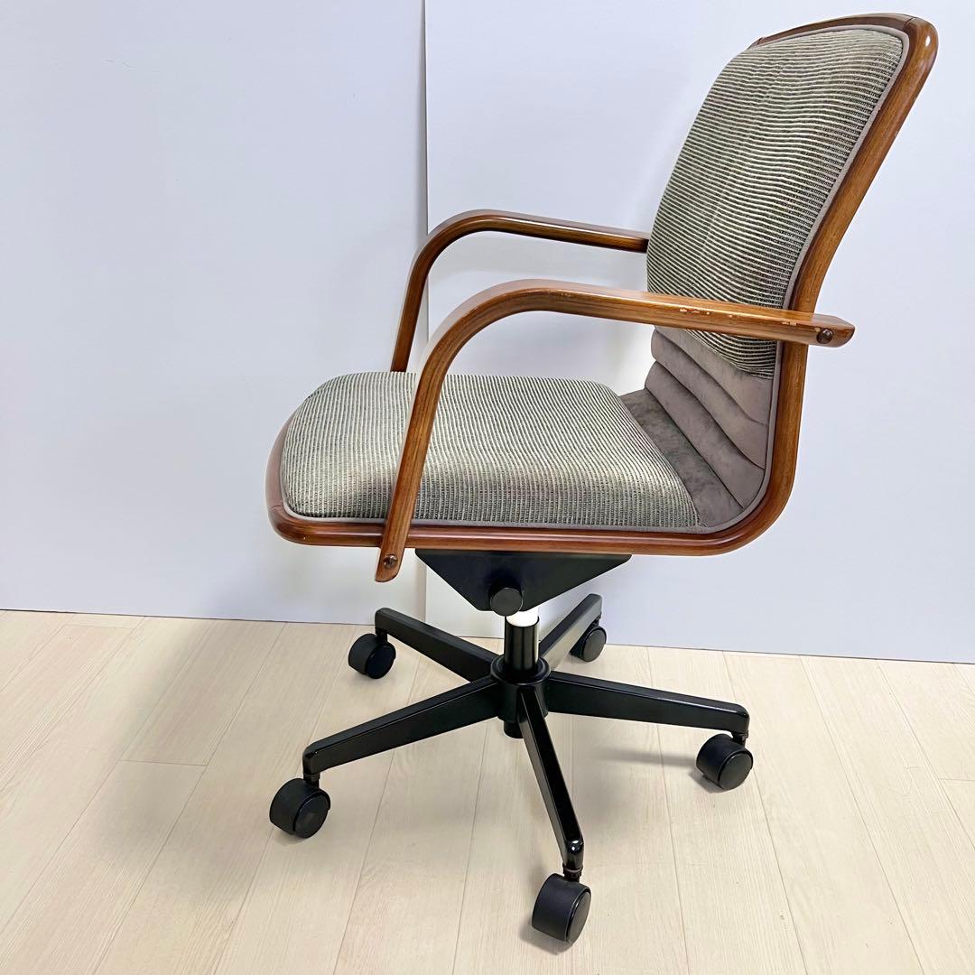 ★希少★カリモク デスクチェア ロッキングチェア XS0770WE