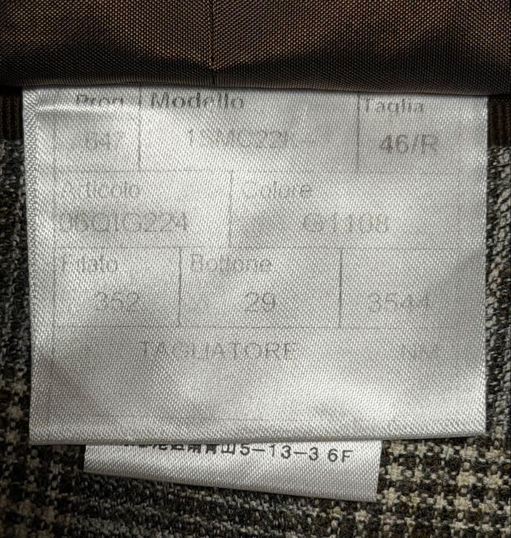 【美品】TAGLIATORE チェック柄ジャケット46(Mサイズ)イタリア製