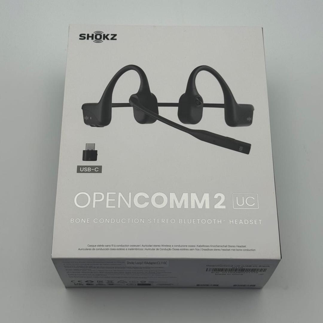 SHOCKZ OpenComm2 UC USB-C 骨伝導イヤホン