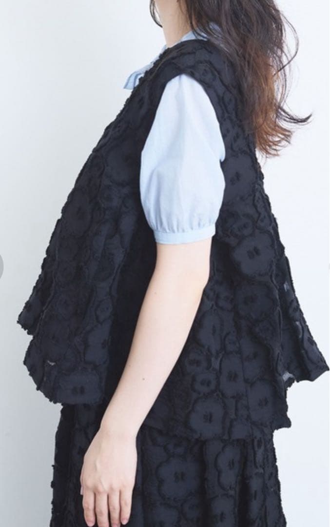 ゆっきbulle de savonジャガードベスト&モヘアベスト2点セット