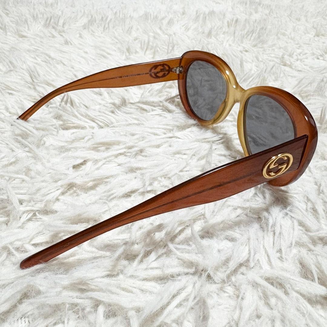 極美品 グッチ サングラス 135 GG2408 インターロッキング