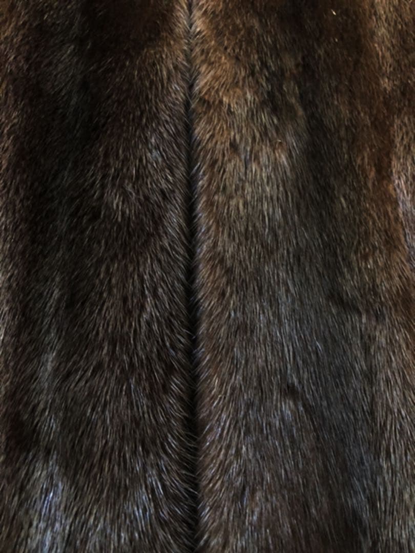 SAFURON 　毛皮　コート　ゴージャス　極美品ダークブラウン