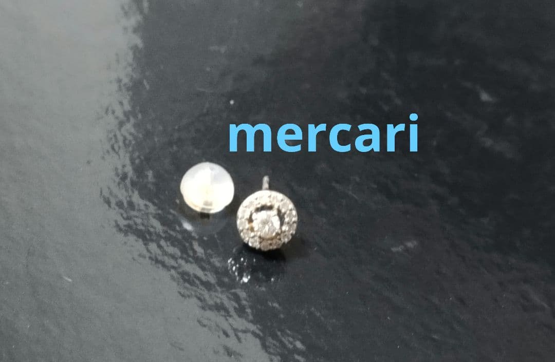 K10☆サークルダイヤピアス片耳