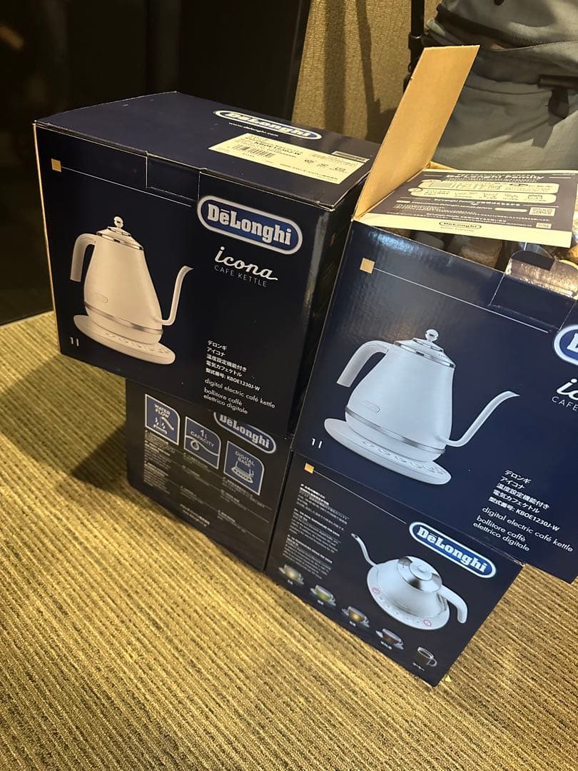 【新品未使用未開封】デロンギ　アイコナ　温度設定機能付きKBOE1230J-W