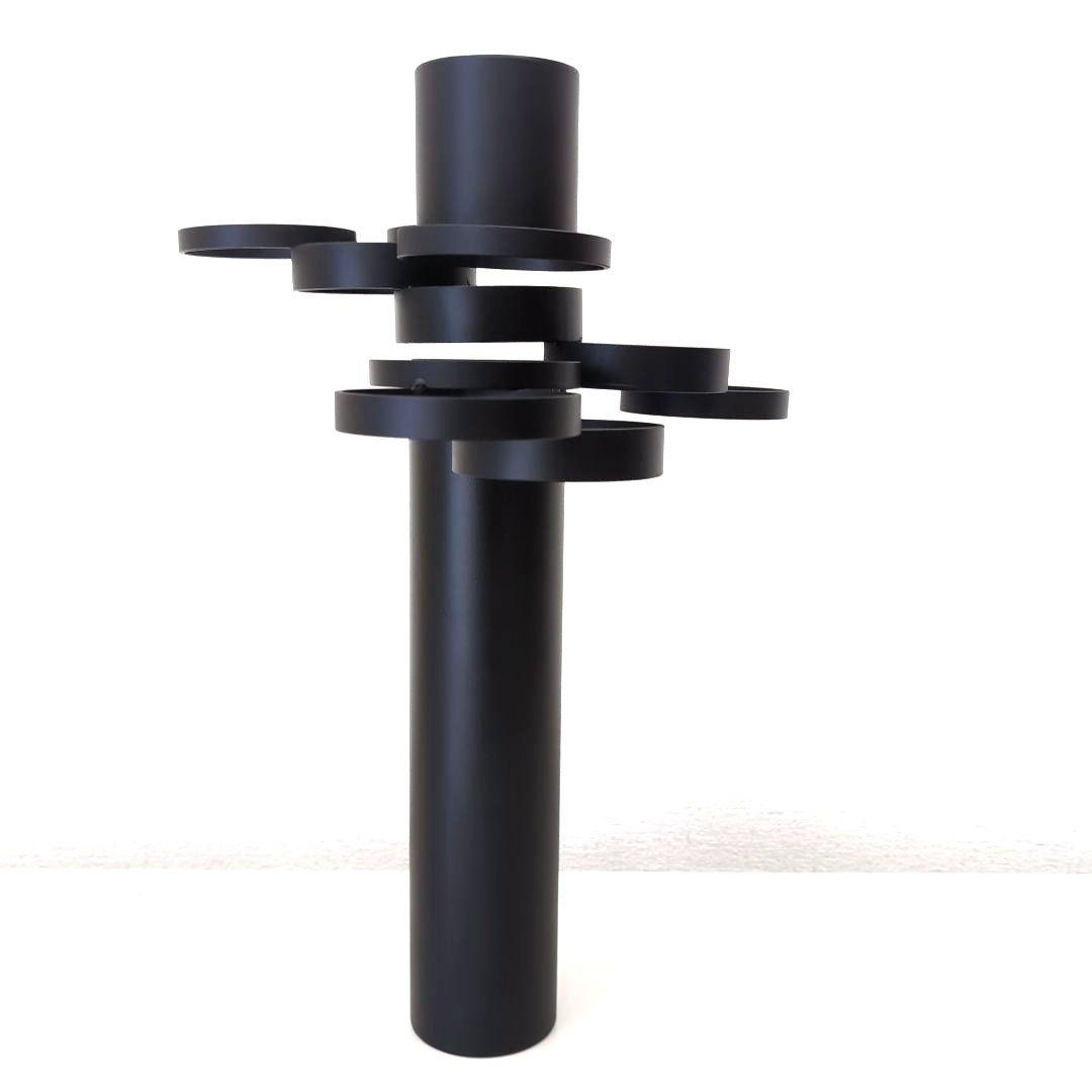 創作鉄花器 No 135 オブジェ　小原　龍生　池坊　草月　華道　花器