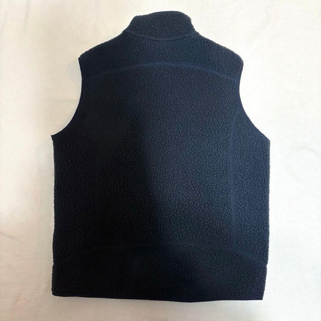 Patagonia フリースベスト レトロパイルベストLサイズ ネイビー