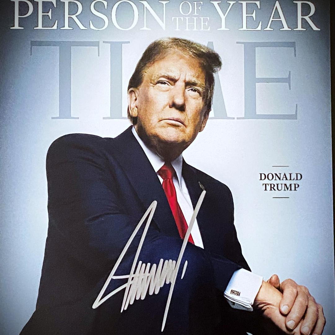 【レア】ドナルド・トランプ★直筆サイン入りフォト★証明書付