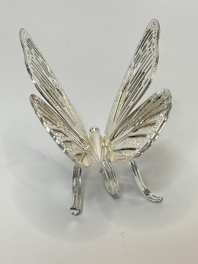 【美品】クリストフル ナプキンリング バタフライ 蝶　フィギュリン