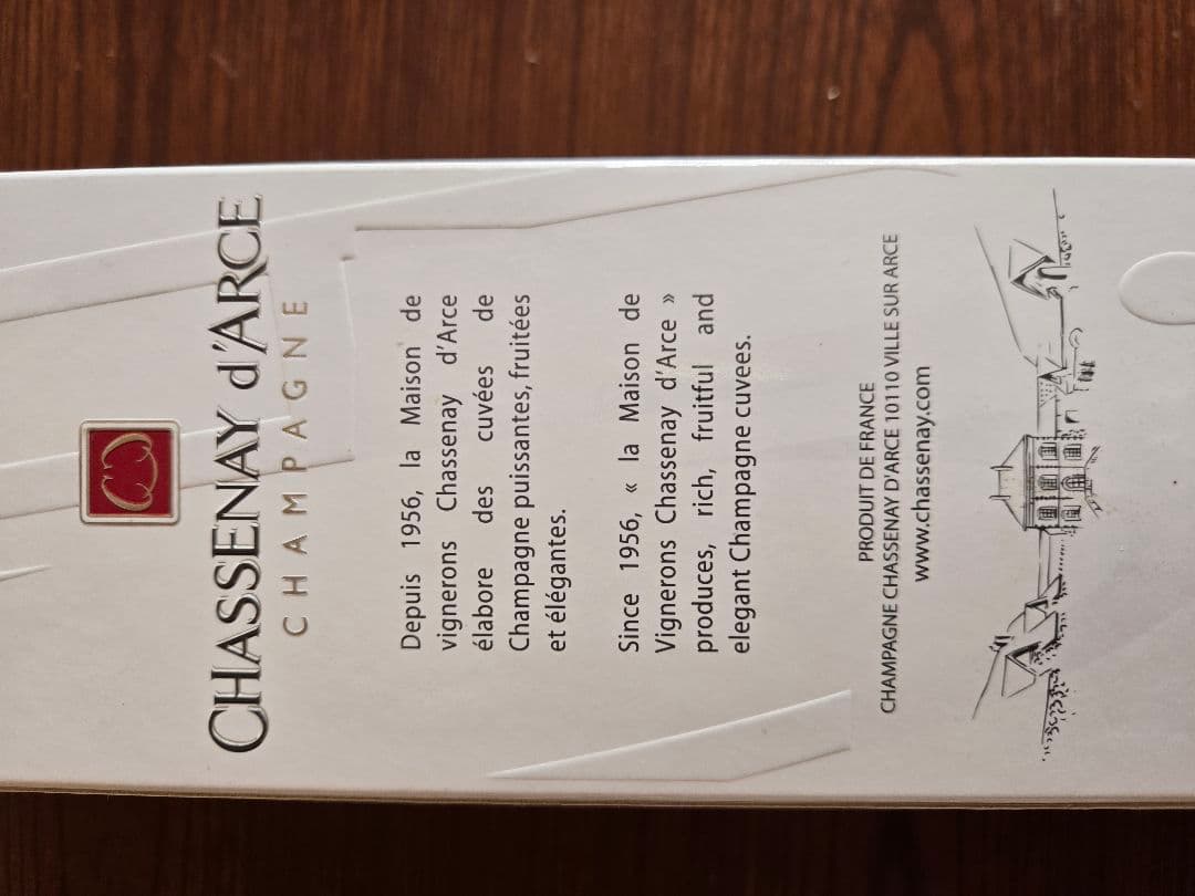 シャネス・ダルス　シャンパン　Chassenay d'Arce