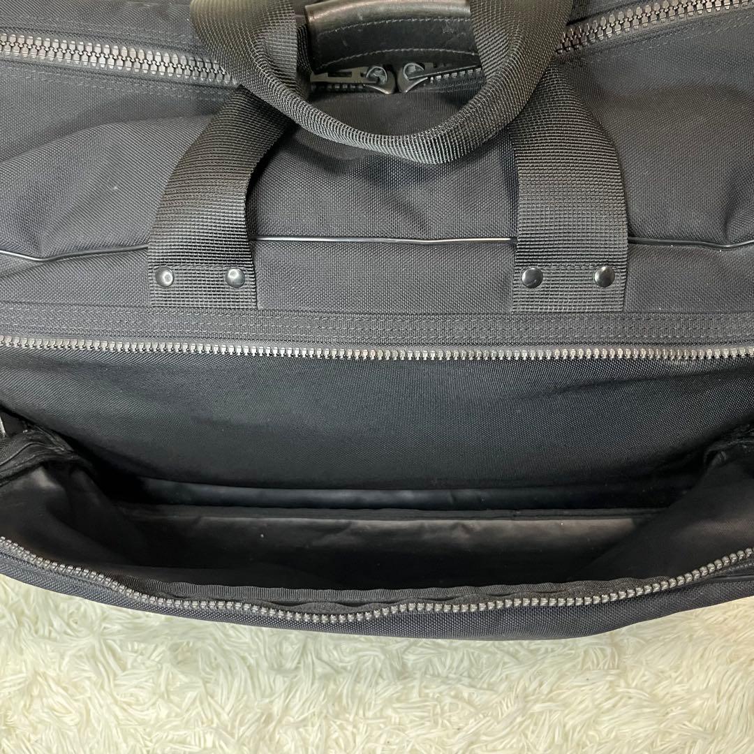 【美品】PORTER アングル ダッフルバッグ 2way 大容量 ブラック