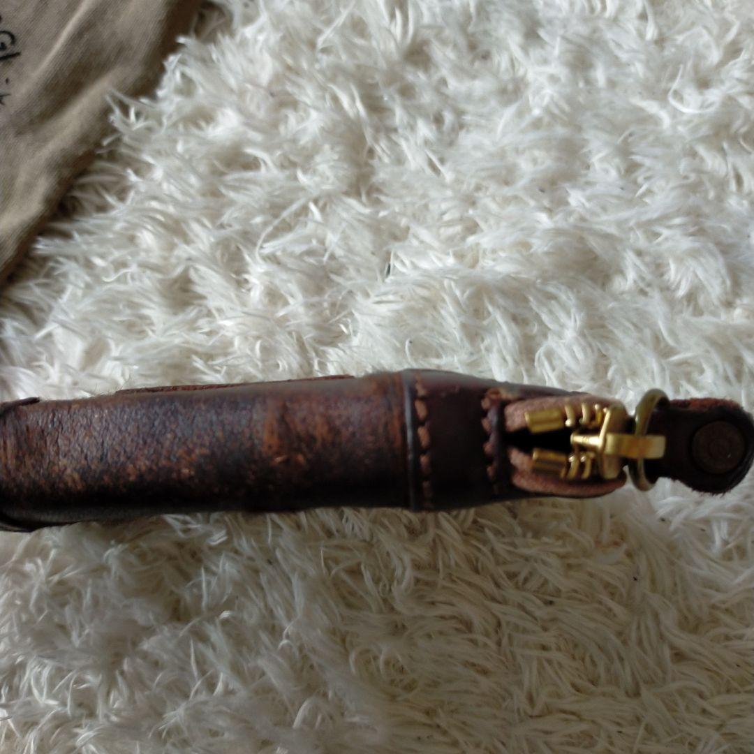 カンポマッジ CAMPOMAGGI 財布 ハラコ ラウンドファスナー