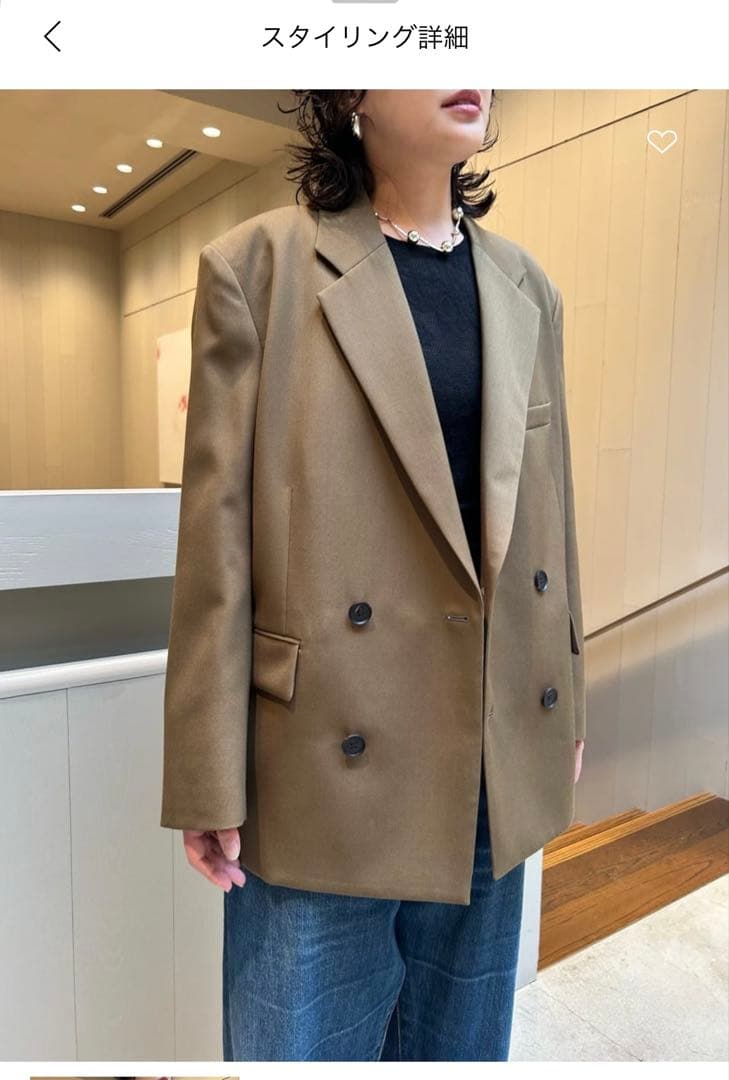 ★H BEAUTY&YOUTH★ ダブルブレスト ジャケット